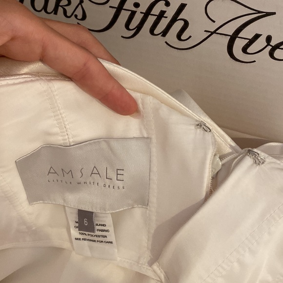 Amsale bow back Alix dress - Picture 5 of 11